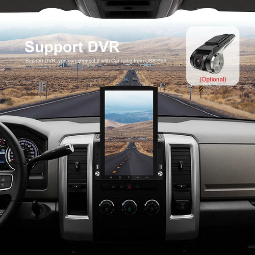9.7 inch car video player with Android 10.0 touchscreen and offline GPS navigation