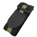 Woven universal instrument strap for guitar bass and ukulele in army green colour
