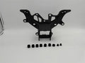 Black heavy aluminium headlight bracket for BMW S1000RR motorcycle 2009-2018