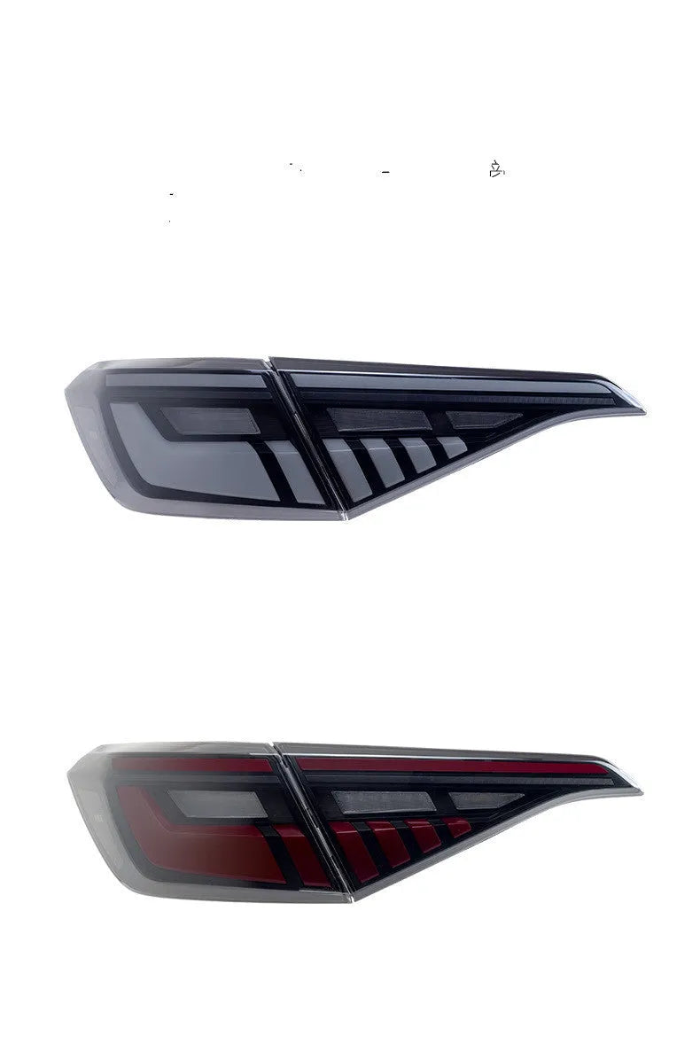 11th Generation Honda Civic black and red LED tail light assembly set