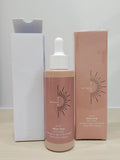 50ml tanning serum bottle with dark bronzer drops in mi lian colour box packaging