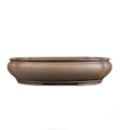Handmade antique papaya-shaped purple clay flower pot with 46cm dimensions
