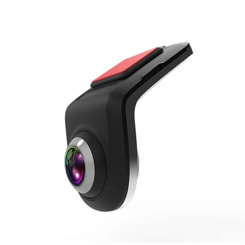 USB HD zinc alloy hidden driving recorder with large screen and 170 degree wide-angle lens in black