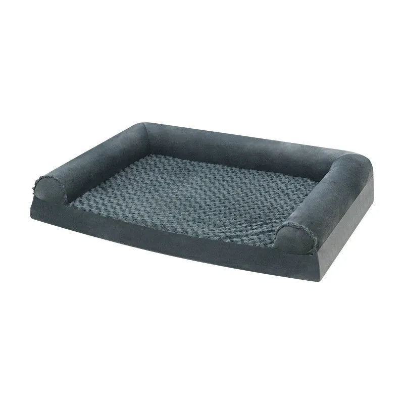 Foldable cloth dog kennel for medium to large breeds in light grey or dark grey colour