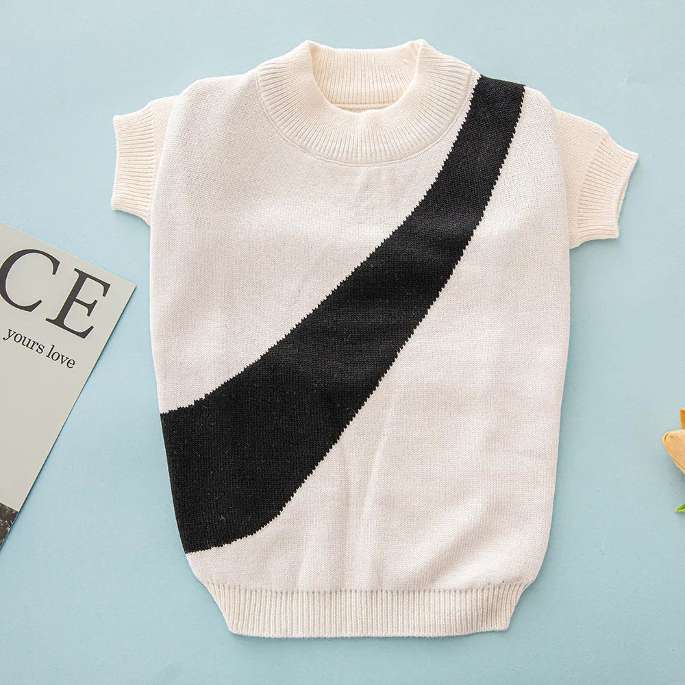 Knitted wool dog jumper for corgis and poodles in various colours