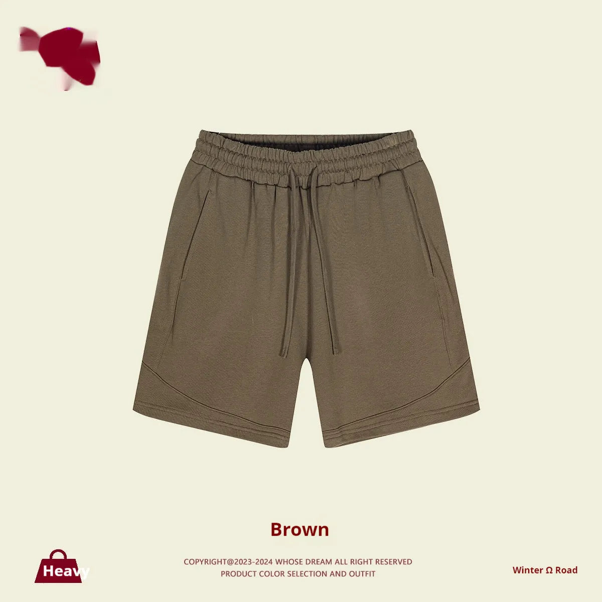 Children's cotton sports shorts in solid colours with loose fit design for active wear