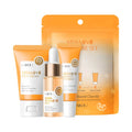 Laikou Vitamin C skin care 3-piece set with facial cleanser, essence, and eye cream included
