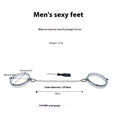 Silver zinc alloy handcuffs and footcuffs set with stainless steel detailing for adult role-play