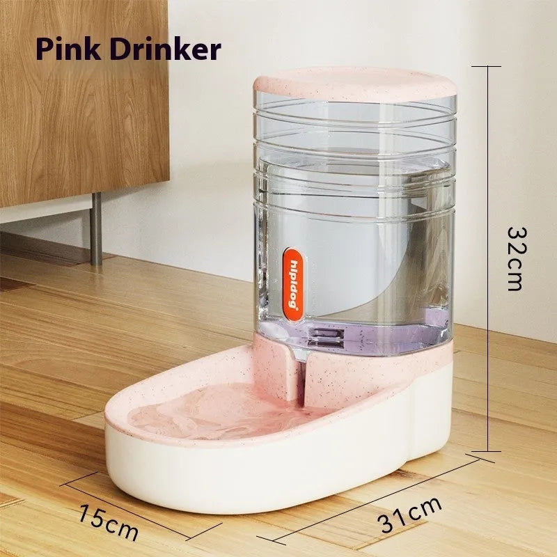 Second generation automatic pet drinker with 3.8L capacity in blue, green, grey or pink colours