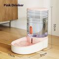 Second generation automatic pet drinker with 3.8L capacity in blue, green, grey or pink colours
