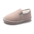 Fleece-lined flat heel snow boots in five colour options with round toe design
