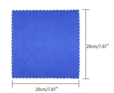 Automotive rust remover spray bottle with blue square sponge applicator for car surface treatment