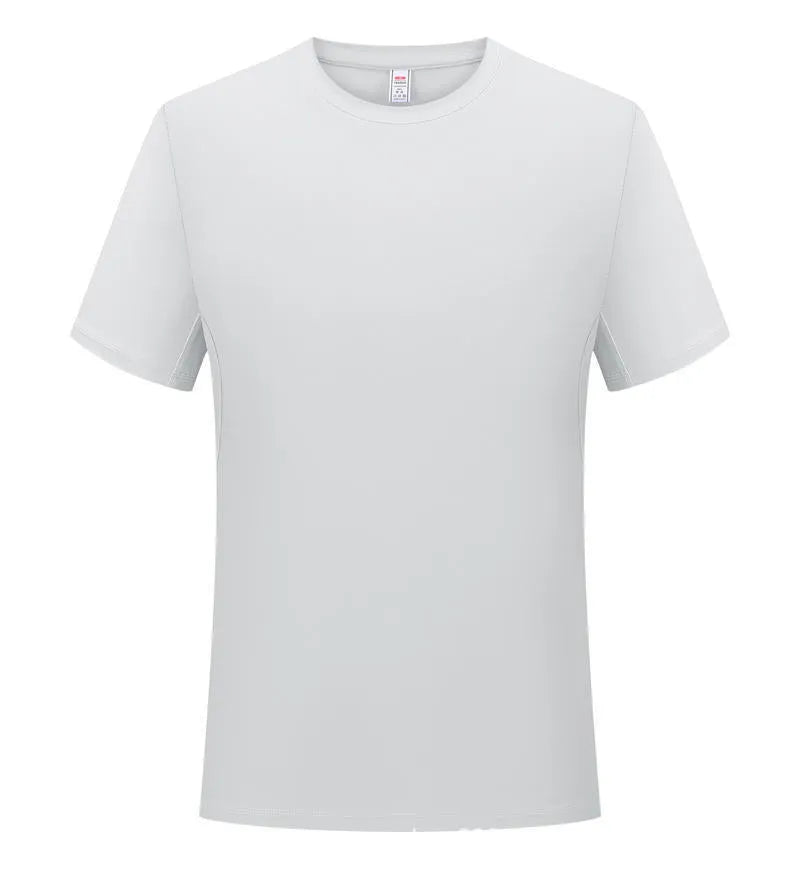 Men's loose-fit polyester sports t-shirt in multiple colour options