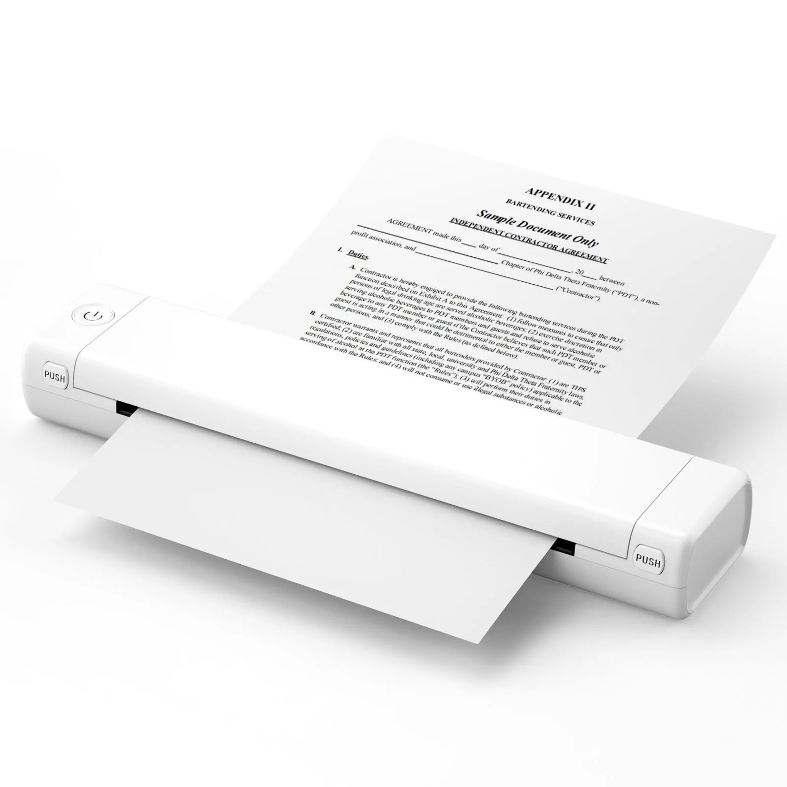 Phomemo M08F portable A4 thermal printer in multiple colour options with Bluetooth connectivity