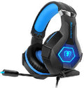 Thunder Wear gaming headset with LED lighting and omnidirectional microphone in black with coloured accents
