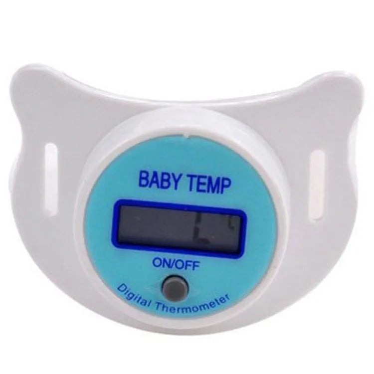 Baby pacifier digital thermometer in Pink colour for infant temperature monitoring