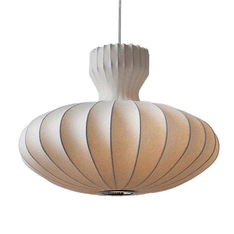 Vintage Chinese-style silk chandelier with three-colour variable lighting