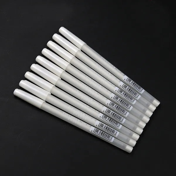 Touchnew highlight pen for card art with 0.8mm tip in golden, silver and white colours