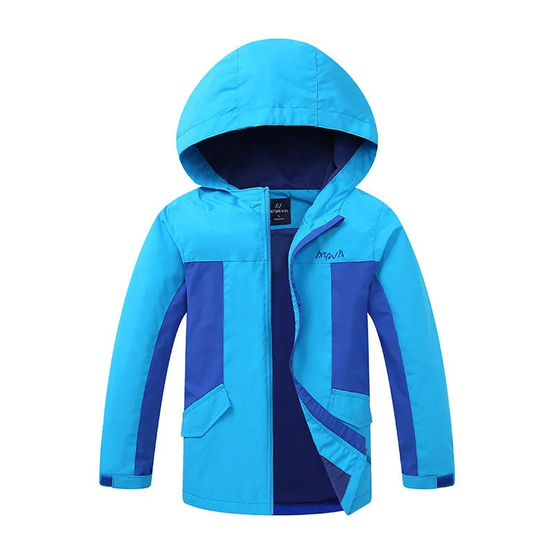 Boys' thin section autumn jacket in acetate fibre available in sizes S to 3XL