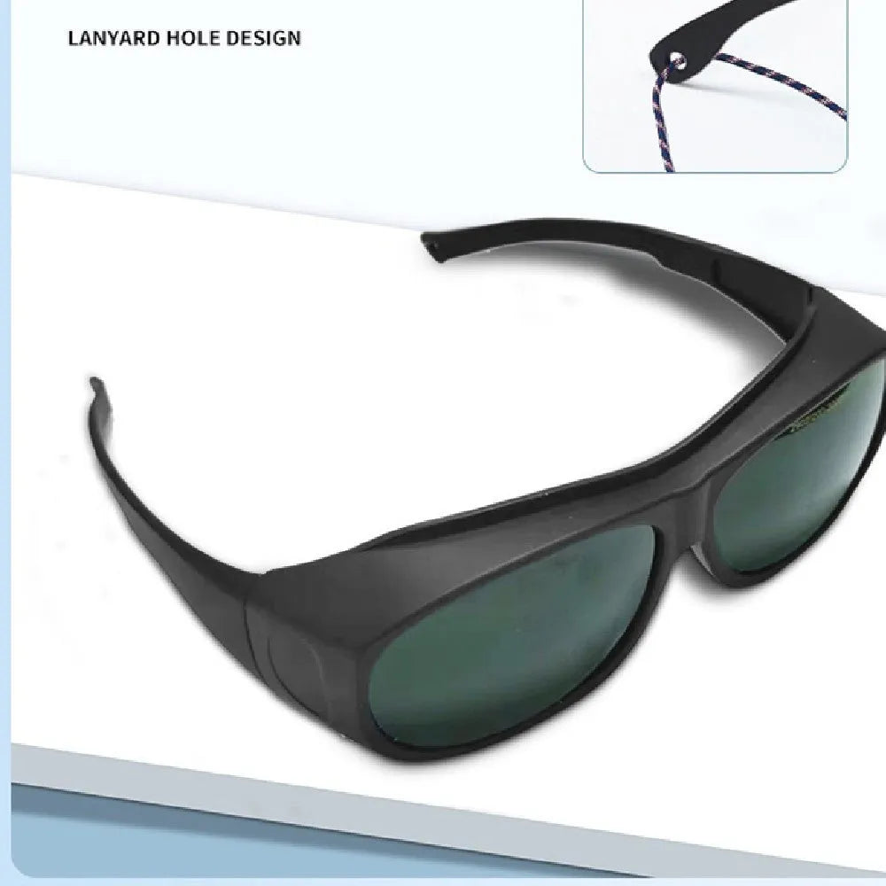Laser protection goggles with PC lenses for 200-2000nm wavelength protection