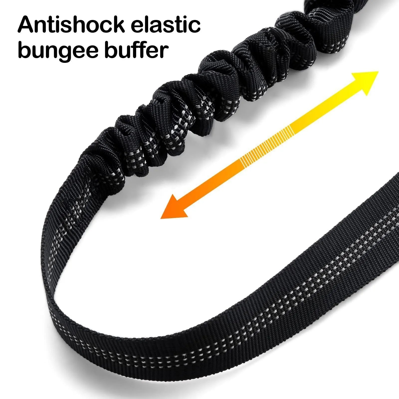 Nylon dog leash with metal buckle in multiple colour options including Army Green, Black, Blue, and Pink