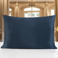 19 M style double-sided silk pillowcase shown in one of 14 available colours.