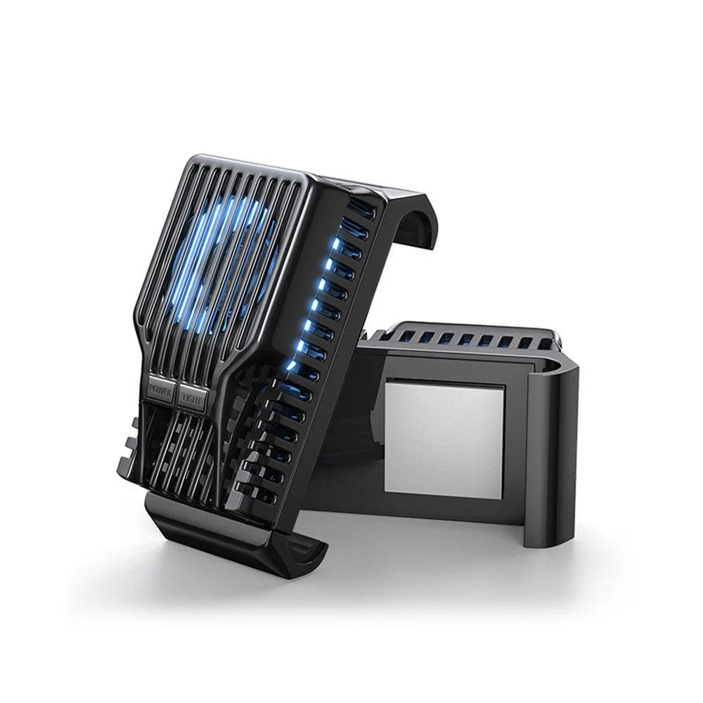 Clip-on mobile phone radiator with ABS aluminium alloy ceramic construction in Black colour for 4-7 inch smartphones