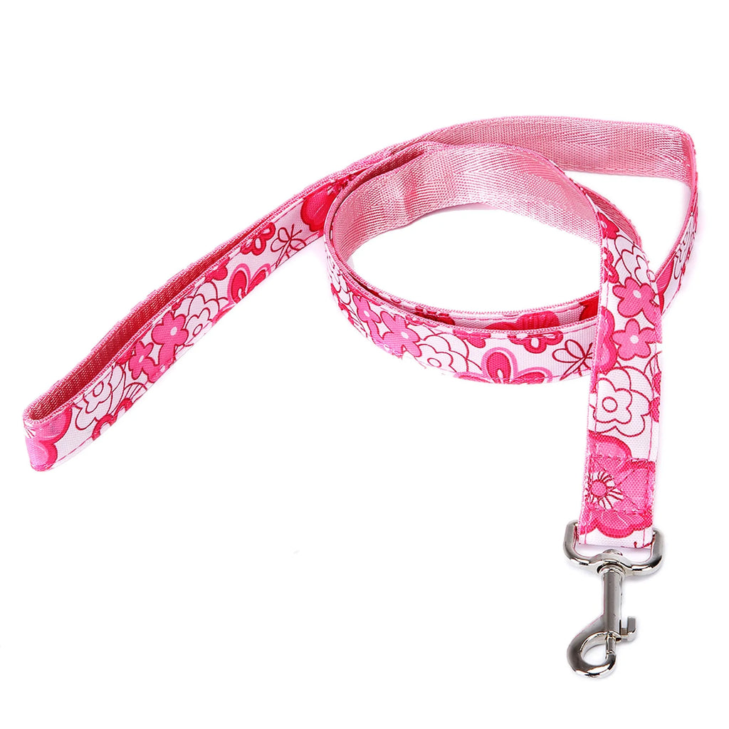 Black plaid stripe 120cm dog traction rope with hand-held loop