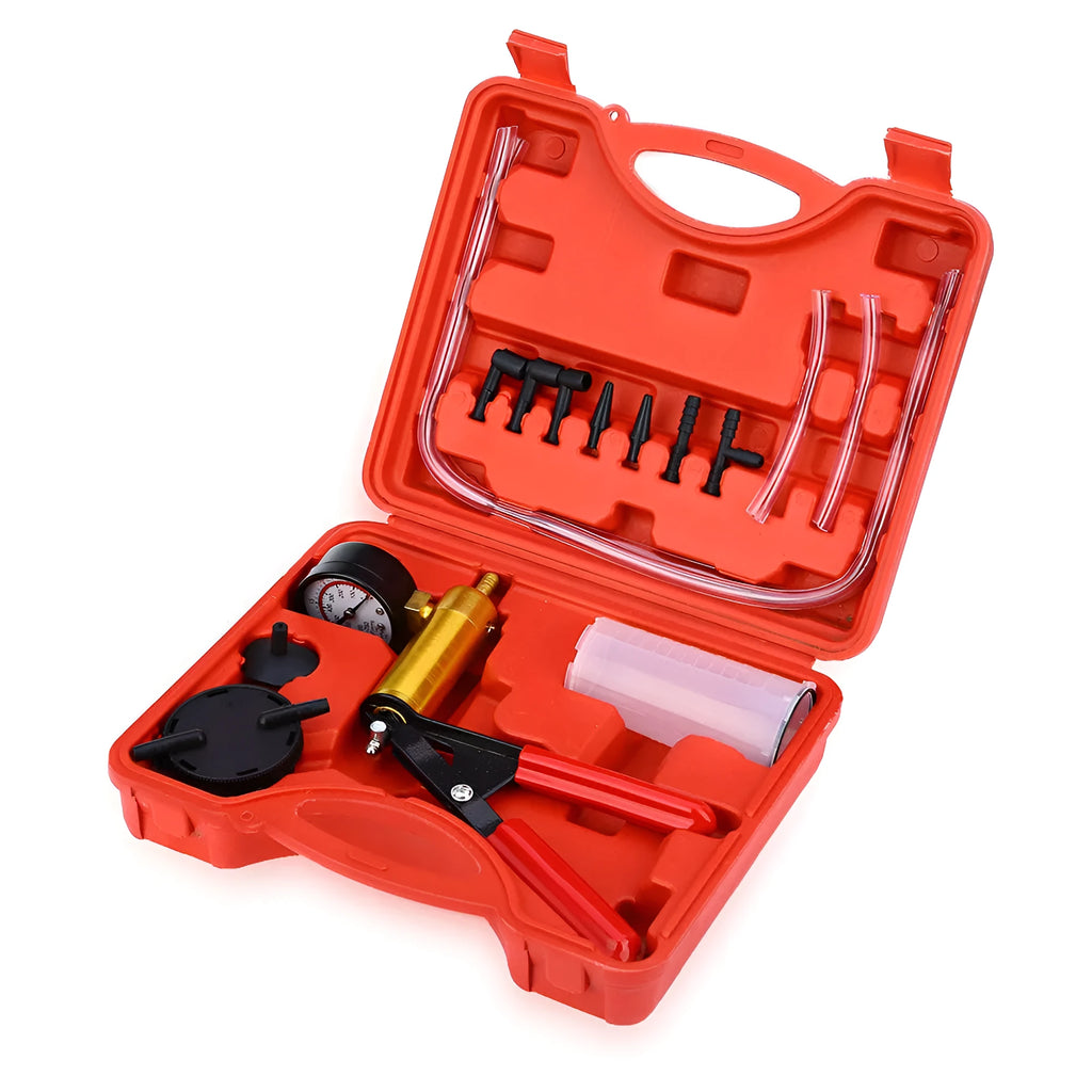 Manual vacuum air pump with copper components and engineering plastic body for automotive high vacuum suction