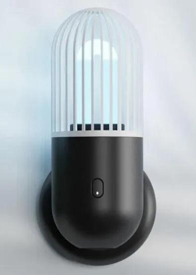 Portable capsule-shaped ultraviolet UVC disinfection lamp in choice of colours.