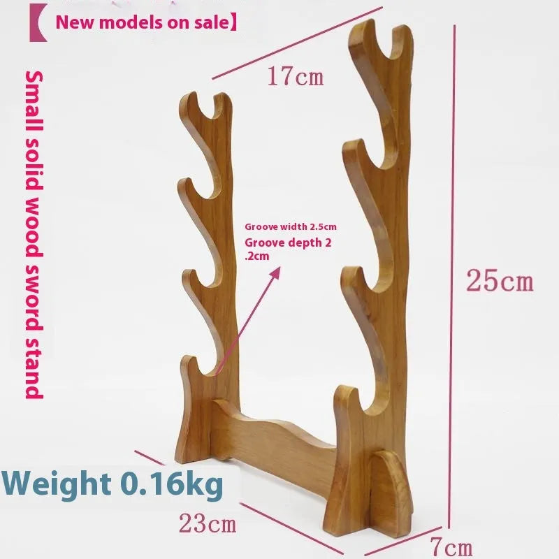 Handmade wooden multi-layer shelf bracket in Chinese style design mounted on a wall.