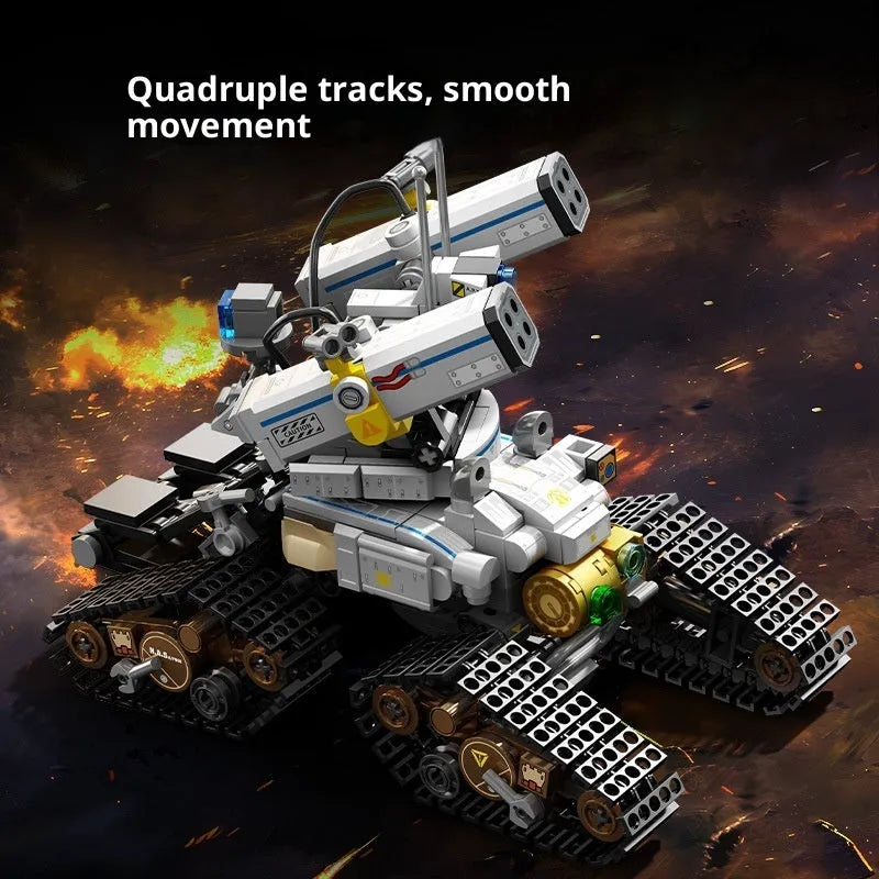 Deep cannon chariot assembly model building block toy small particles plastic