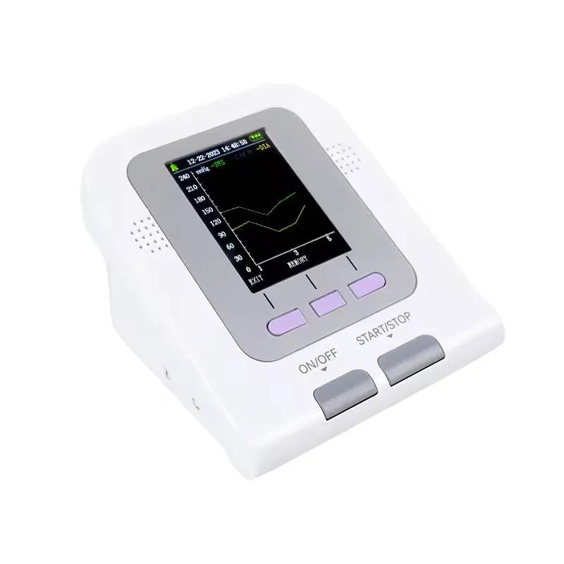 CONTEC08A Vet digital blood pressure monitor for animals with colour screen and attached cuff.