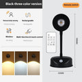 Rechargeable wireless wall spotlight with geometric design and remote control