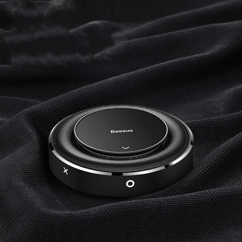 Aluminium alloy car fragrance diffuser with round design on car seat
