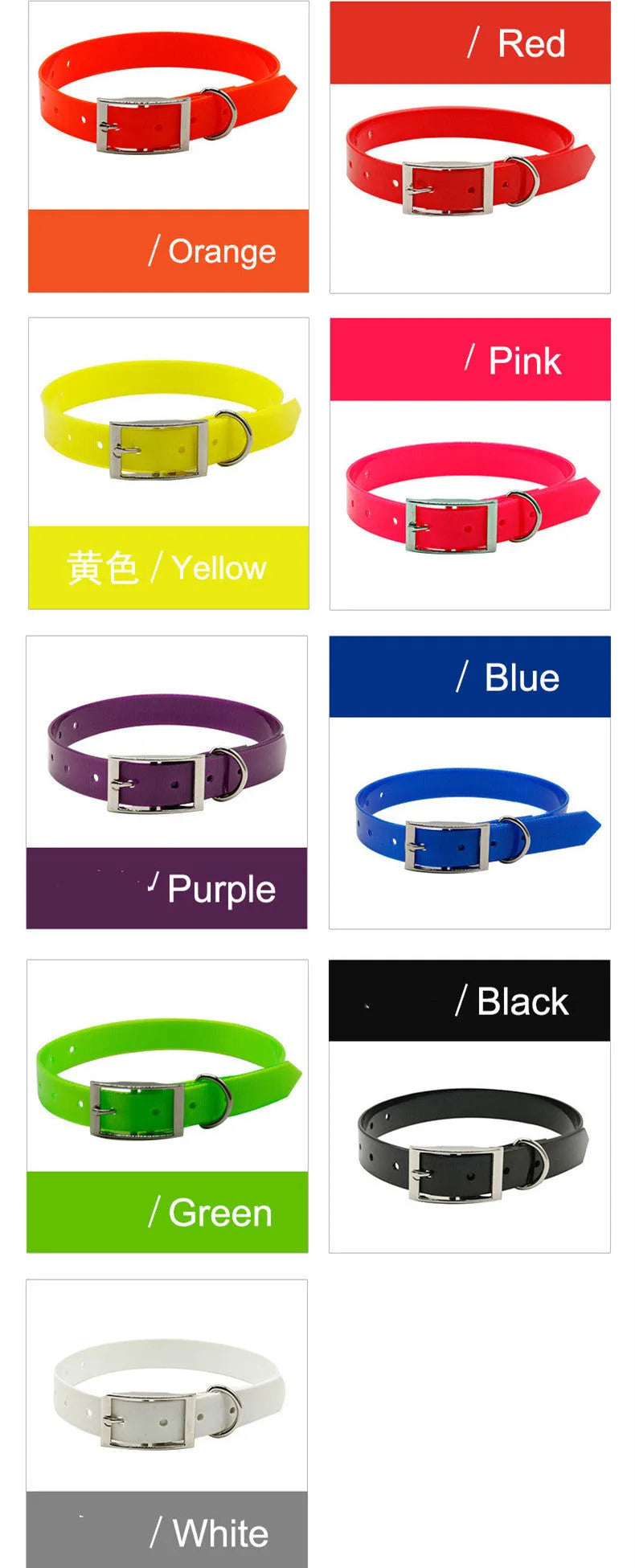 TPU plastic dog collar and towing rope set in red, 40cm length, monochrome leisure style, dirty-resistant surface, flat lay