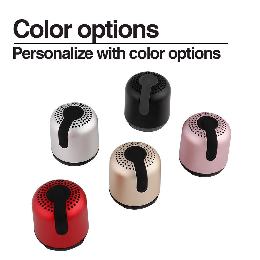 Hieha XQ11 small cylinder-shaped metal Bluetooth speaker in multiple colours