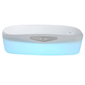 Compact white DORR UV disinfection box with USB cable for sanitising phones and small items.