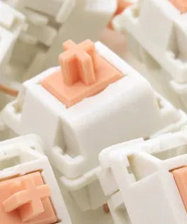 Single Panda mechanical keyboard switch shaft for DIY keyboard builds and repairs