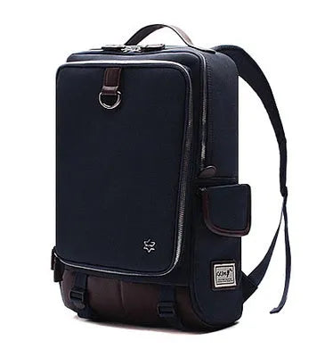 Modern men's large capacity Oxford cloth backpack in army green colour, dimensions 30x16x46cm.