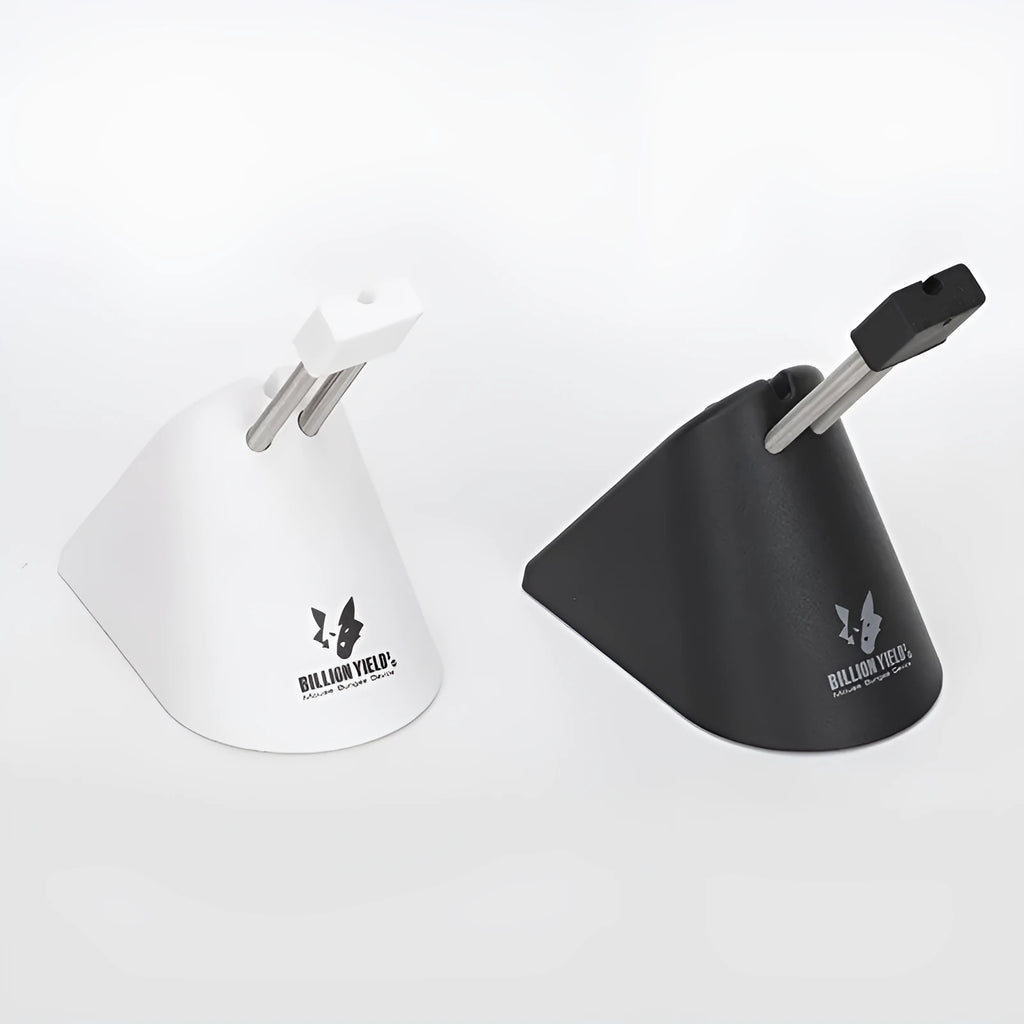 ABS plastic mouse cable bracket holder in black or white colour for wired mouse cable management