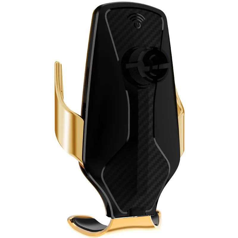 Magic Clip R3 car phone holder in black, gold, or silver with Type-C charging port
