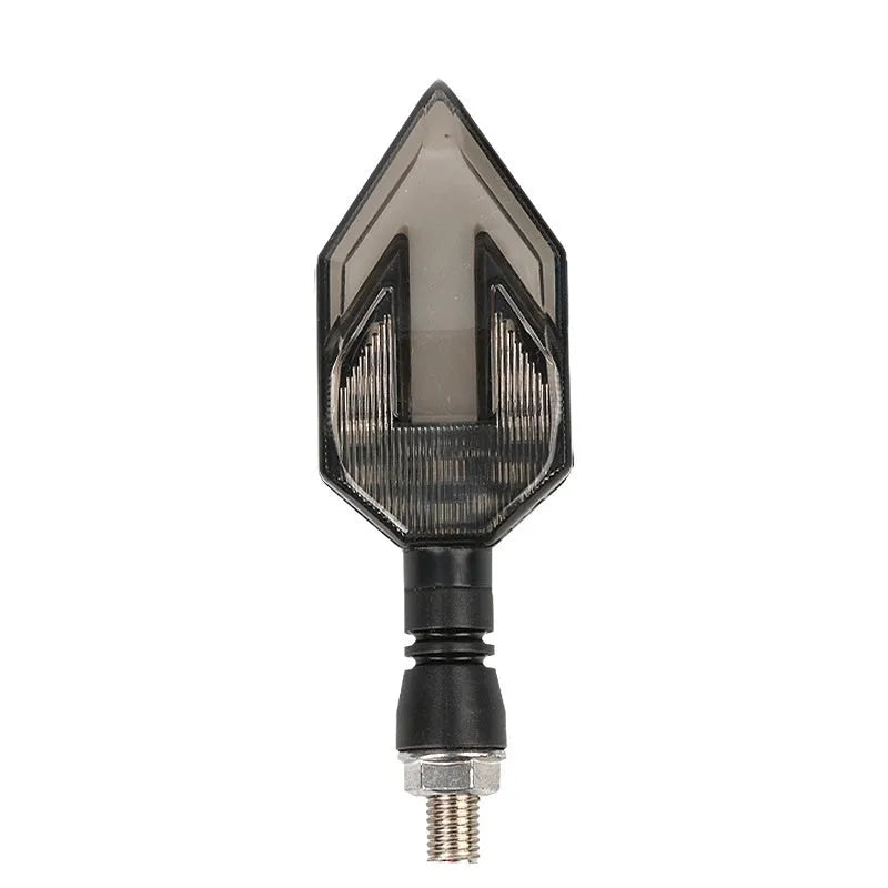 Arrow-shaped LED motorcycle directional signal lamp with ABS plastic housing