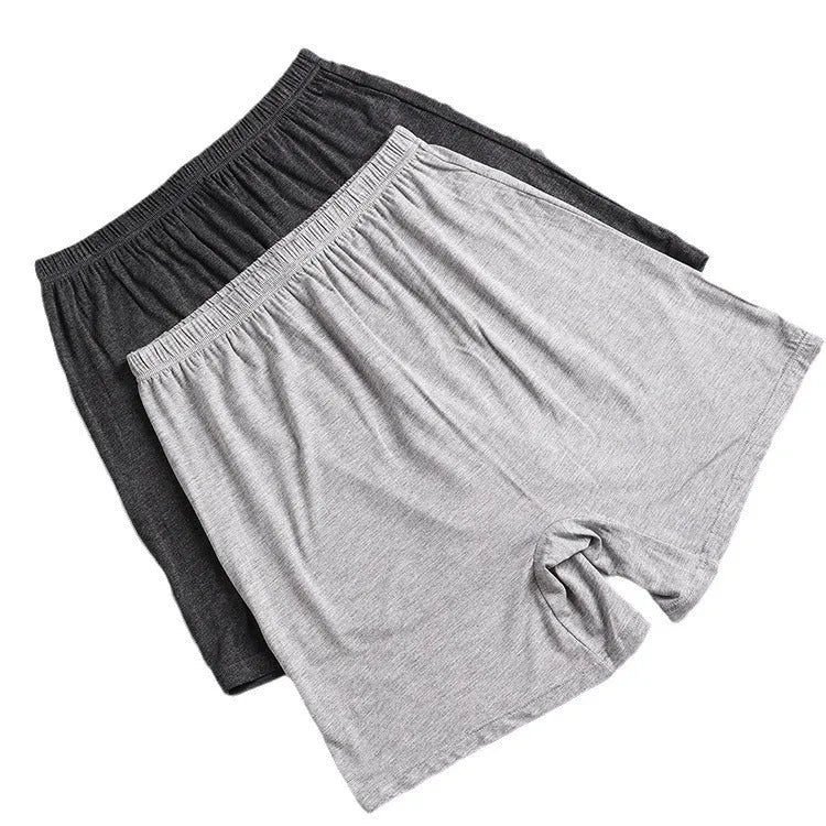 Men's solid colour modal boxers with high waist design in sizes XL to XXXXL
