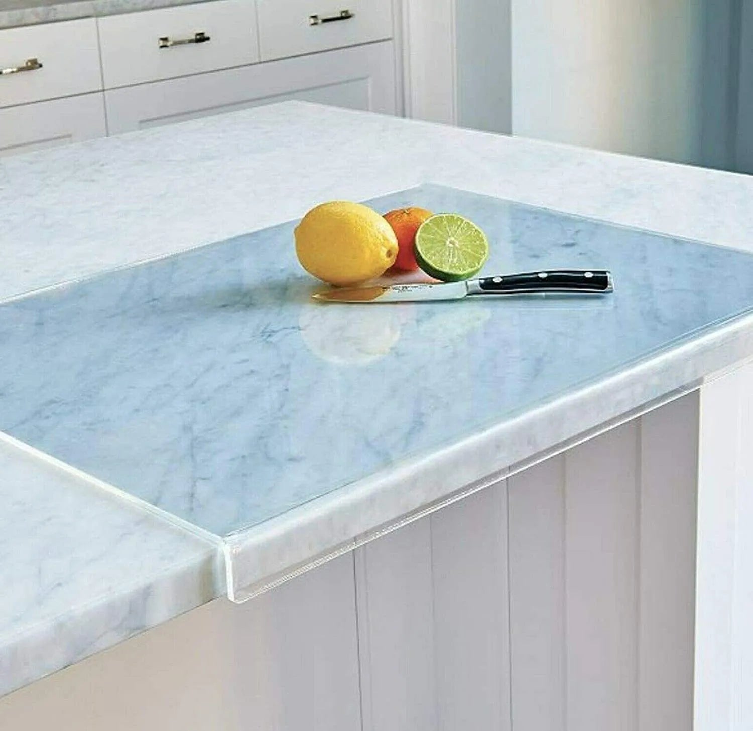 Transparent acrylic cutting board square shape anti-slip household kitchen gadget multiple sizes available