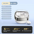 Wireless in-ear headset with charging case, available in Dawn White, with noise reduction and IP54 waterproof rating
