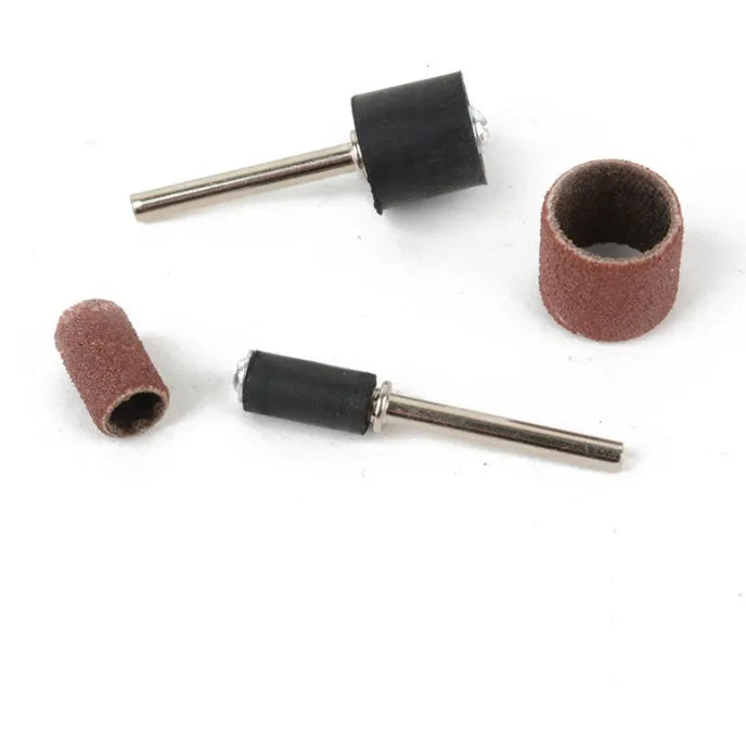 150-piece electric grinder accessory combo set with steel, copper, diamond, wool and sandpaper components