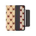 Magnetic suction flat plate shell case for iPad Air5 10.9 inch in polyurethane with double sided clip