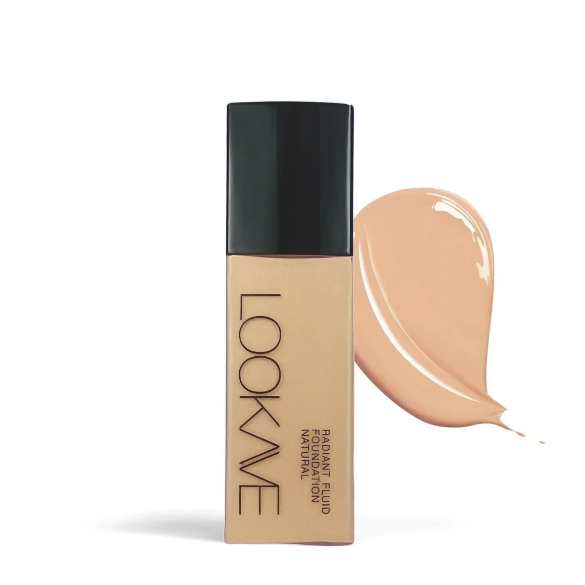 LOOKAVE matte liquid foundation bottle in Ivory White shade, 21g size