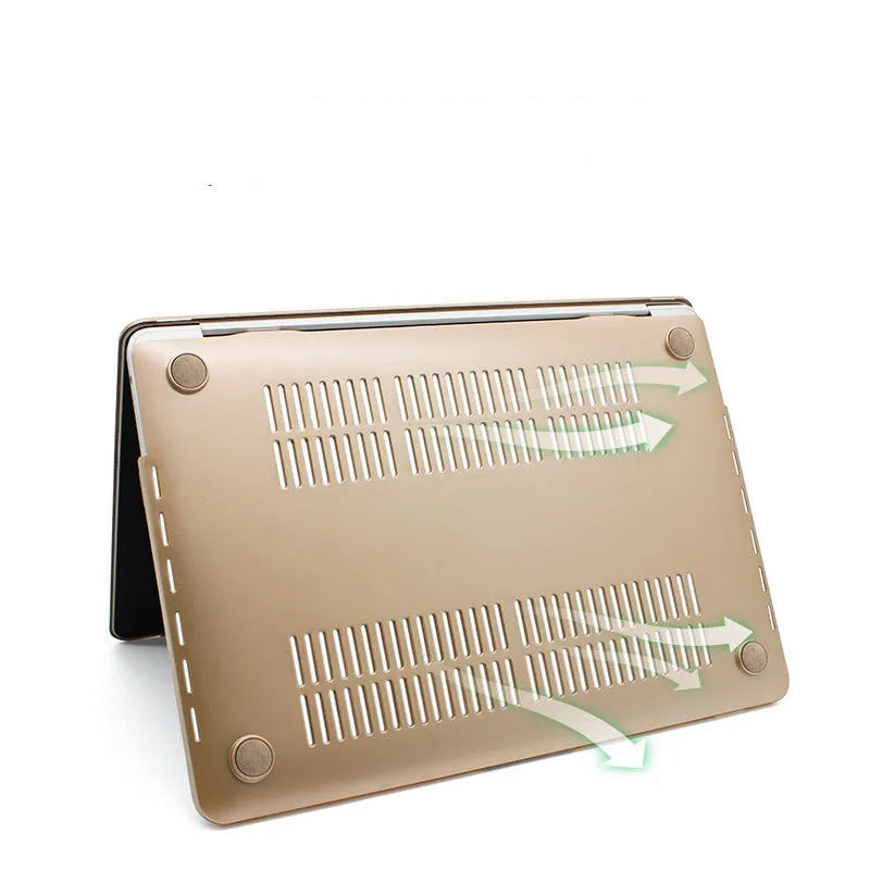 Metal protective shell for MacBook Pro 13 inch and MacBook Air 13 inch in gold colour